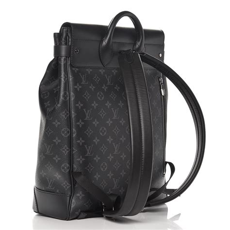 black and red lv backpack|louis vuitton black monogram backpack.